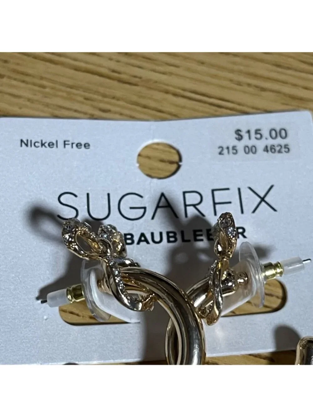 Universal Thread & Sugarfix Jewelry Set - Hoops Earrings Layered Necklace